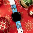 thumbnail image 2 of Peanuts Holiday Happiness HD Unisex Watch Band Compatible with FitBit Versa 3 & Sense (20mm Short Christmas Tree) by Affinity Bands, 2 of 4