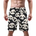 thumbnail image 1 of NICKSUN Men's Swim Trunks, Cute Print Quick Dry Summer Board Beach Shorts with Mesh Lining and Pockets, 1 of 6
