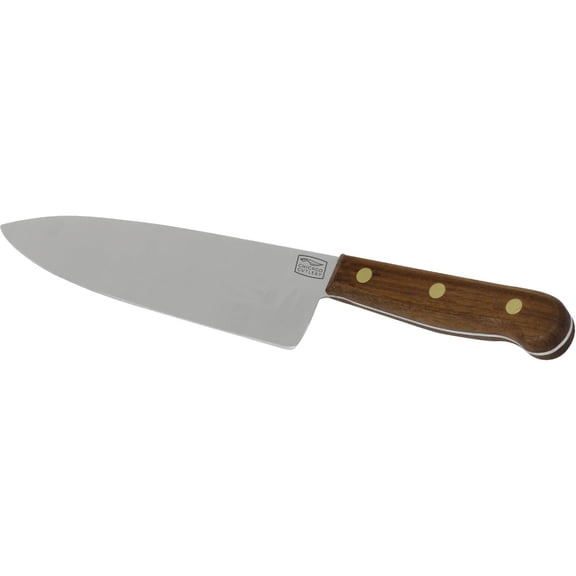 Chicago Cutlery Chef Knife Walnut Tradition - Full Tang, Ergonomic Handle - 1 Piece, 8 in Blade — Construction & DIY Use, Standard Hardware Spec