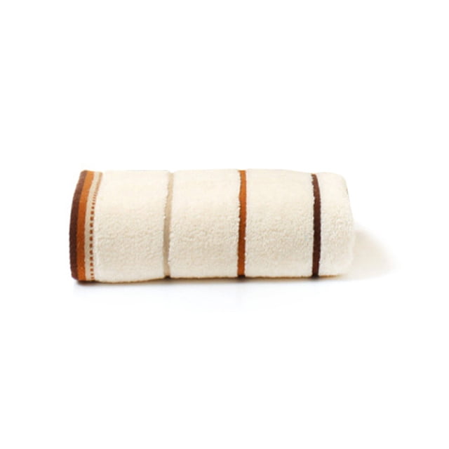 Toalla de algodón Matsuzay simple Raya Cara Mano Toalla de Baño Absorbente 35 * 75