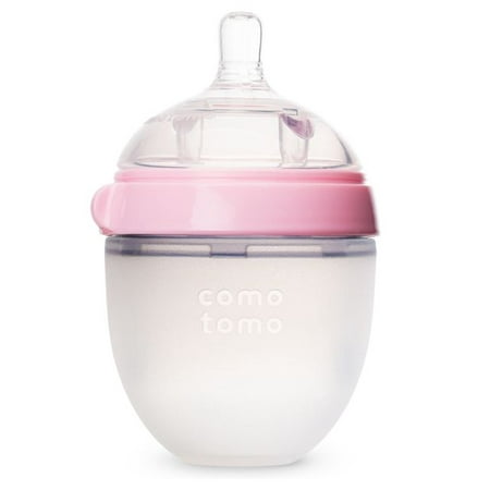 Comotomo Natural Feel 5 oz Baby Bottle - Pink
