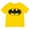 Yellow, batman, variant on DC Comics Batman T-Shirt Logo Toddler to Big Kid