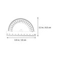 thumbnail image 3 of 30pcs Plastic Clear Protractor Math Geometry Protractor Student Stationery, 3 of 9