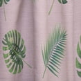 thumbnail image 4 of Designart 'Palm Tropical Leaves Retro Pattern' Mid-Century Modern Curtain Panel, 4 of 5