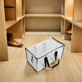 thumbnail image 4 of OULII Blanket Container Transparent PVC Heavy Duty Organizer for Moving 1Set, 4 of 8
