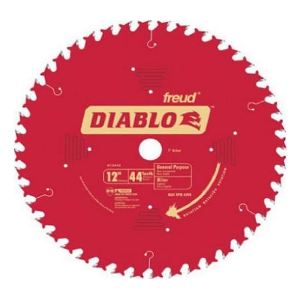 Disco Diablo 12 44 Dientes Paramadera Uso Gral D1244x Diablo D1244x