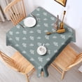 thumbnail image 6 of 42x42 Inch Waterproof Square Tablecloth, Thickened Polyester Table Cover for Dining & Parties, Floral Print, 6 of 6