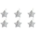 thumbnail image 1 of Xihbxyly Colgante de Estrella Dorada, Decoración para Árbol de Navidad, Estrellas Brillantes Tridimensionales, Decoración Navideña Versátil, Adorno para Fiesta de Aniversario de Boda, Juego de 6, Fác, 1 of 2