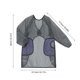 thumbnail image 2 of YSNOOWE Apron De Plástico Negro Con Y Bolsillos Para Cocina Y Trabajo Diario, 2 of 6