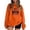 Orange, variant on Autumn And Winter Loose Top English Letter Printed Sleeveless Hoodie Pullover Sweatshirt Hoodie Binding