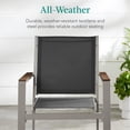 thumbnail image 5 of Best Choice Products Set of 2 Textilene Chairs, Steel Conversation Accent Furniture w/ Armrests - Taupe/Charcoal, 5 of 10