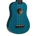 thumbnail image 2 of Diamond Head, 4-String Hot Rod Ukulele, Soprano Size, Teal Sparkle Twilight Blue, 2 of 3