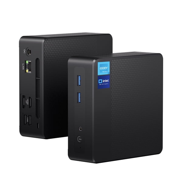 RNRUO Mini PC, 16GB RAM 256GB M.2 SSD, Intel 6500Y with 2 Cores, WiFi 6 BT5.0 Dual 4K Display VESA Windows 11 Desktop Mini Computer for Laptop, Monitor