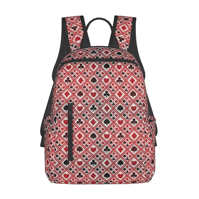 Disketp Poker Mochila Ligera e Impermeable, Mochila de Día Resistente para Viajes, Senderismo y Uso Diario para Hombre y Mujer