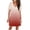 Pink, variant on HERESOM Plus Size Summer Dress for Women Casual Summer Gradient Print Short Sleeve Dress With Pocket Beach Dresses