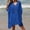 Blue, variant on Herrnalise Women Crochet Knit Evening Dress Y2K Sexy Hollow Out Long Dress Halter Neck Bodycon Retro Party Dresses Clubwear For Free Size