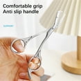 thumbnail image 4 of Stainless Steel Eyebrow Trimmers, Eyebrow Scissors with Comb, Antiscratch Eyebrow Trimming Scissors for Beginners, Ergonomic Handle, Lightweight, Durable, Easy To Use and Carry, 4 of 6