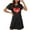 Black, variant on Sakmal Valentines Moo Moos for Women Nightgowns Love Lightweight Short Sleeve House Dress Short Heart Print Womens Nightgown L