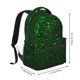 thumbnail image 2 of Disketp Green Sparkling Mochila Estampada para Hombre y Mujer – Mochila Ligera Clásica con Múltiples Bolsillos para Universidad, Trabajo y Viajes-One Size, 2 of 5