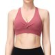 thumbnail image 1 of Ropa interior deportiva para mujer, con almohadillas cruzadas para entrenamiento, yoga, color rosa, 1 of 6