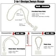 thumbnail image 4 of KOMI Phone Crossbody Chain CellPhone Lanyard,Universal Phone Chain Strap with Tether Patches Compatible with Most Phones, 4 of 5