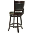 thumbnail image 5 of SAFAVIEH Brockway Swivel Counter Stool, Cappuccino/Black, 5 of 5