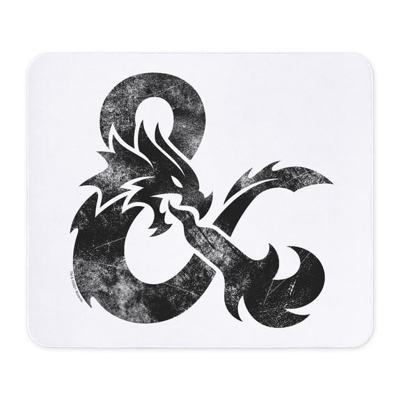CafePress - Dungeons And Dragons Ampersand - Non-slip Rubber Mousepad, Gaming Mouse Pad