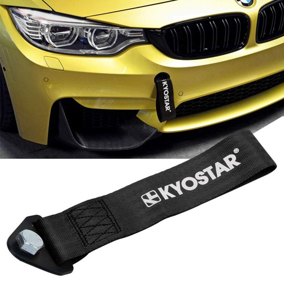 Kyostar Crochet de Remorquage pour Voiture Drift Rally (Noir)