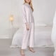 thumbnail image 3 of Balery Pink Paw Conjunto de Pijama con Estampado para Mujer, Conjunto de Dos Piezas con Manga Larga, Ropa de Dormir Suave con Bolsillos, Pijamas Cómodos-Medium, 3 of 7