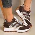 thumbnail image 2 of Dakaela Women's Fashion Sneakers Suede Casual Tennis Shoes Classic Retro Non Slip Walking Shoes with Arch Support Size 6.5, 2 of 8