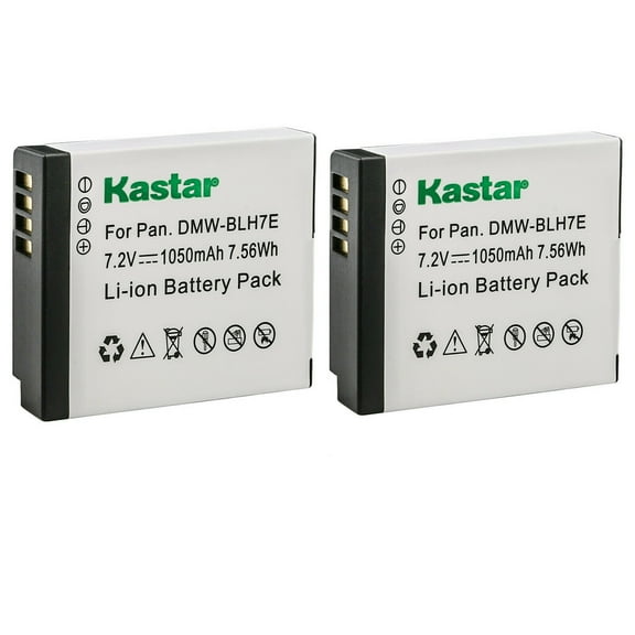 Kastar 2-Pack DMW-BLH7E Battery Replacement for Panasonic Lumix DMC-GM5, Lumix DMC-GM5K, Lumix DMC-GF7, Lumix DMC-GF7KP, Lumix DMC-GF8, Lumix DMC-LX9, Lumix DMC-LX10, Lumix DMC-LX15 Camera