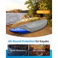 thumbnail image 2 of Funda para kayak OCEANBROAD 420D resistente al agua y a los rayos UV de 9,3 a 10,5 pies, 2 of 8