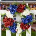 thumbnail image 6 of HuiXinOu 18in Independence Day Wreath Front Door Hanging Decor for Windows Porch Easter and Multiple Holiday Celebrations, 6 of 6
