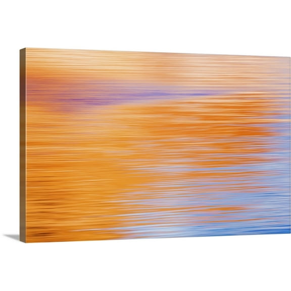 Great BIG Canvas | "Abstract Reflection II" Canvas Wall Art - 24x16
