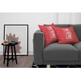 thumbnail image 3 of Ambesonne Saying Throw Pillow Cover 2 Pack, Motivation Boost, 18", Pale Grey Vermilion, 3 of 7