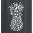 thumbnail image 2 of Skull Pineapple Retro Style T-Shirt Dark Heather 2XL, 2 of 4