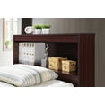 thumbnail image 6 of Hodedah Twin-Size Captain Bed with 3-Drawers and Headboard in Mahogany, 6 of 8