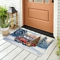 thumbnail image 3 of Santa is Coming Schnauzer Merry Christmas Xmas Noel Truck Tree Doormat Miniature Schnauzer Dog Lover Indoor Outdoor Welcome Mat - 02023, 3 of 5