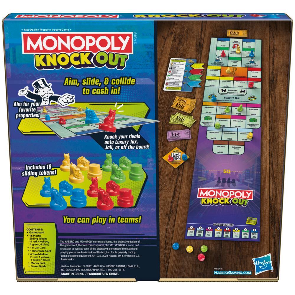 Monopoly Knockout Family Party Game, Quick-Play Edition photo 6