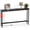 Black, variant on 35" High Behind Couch Table Skinny, Slim Console Table with Outlet, Sofa Tables Narrow Long, Entryway Table for Living Room Hallway, Grey
