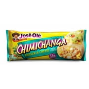 JOS OL Jose Ole Chicken & Cheese Chimichanga, Frozen Mexican Food, 5 oz