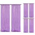 thumbnail image 1 of Cortinas de fondo con lentejuelas SoarDream Lavender Glitter, 2,4 x 2,4 m, 1 of 6