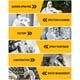 thumbnail image 5 of Overol desechable Hazmat Suit YIBER para todo el cuerpo, blanco, talla pequeña, 5 of 6