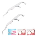 thumbnail image 4 of Stainless Steel Toothpick Dental Floss Reusable Flossing Holder Teeth Cleaning, 4 of 5