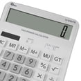 thumbnail image 2 of Calculadora de escritorio Qian QYD-164EC-02 Pantalla LCD 12 digitos, doble fuente de energía (solar+pilaAA), funciones profesionales avanzadas, teclas de plástico con espaciado, base antideslizante, 2 of 7