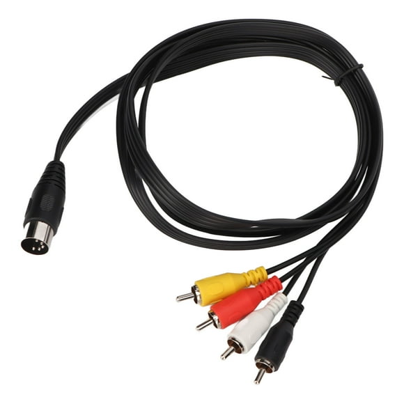 Cable de sonido, DIN 5 pines macho DI Pinto RCA Cable DI Pin Maleto RCA Cable macho Probado profesionalmente