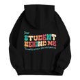 thumbnail image 5 of Hoodies Sweatshirt for Women Long Sleeve Hoodie Womens Pullover Sweatshirt Cozy Sweatshirts for Women Black Hoodies for Women Trendy Fall Outfits for Women College Wear, 5 of 5