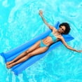 thumbnail image 5 of Adult Inflatable Pool Floating Lounger, Foldable PVC Floating Bed Recliner, Portable Pool Float Chair for Summer Pool Party Beach Vacation Relaxation(Yellow), 5 of 6