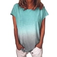thumbnail image 7 of Women's Short Sleeve Workout Tops Quick Dry Athletic Sun Protection Shirt Breathable Gym Hiking Running Yoga Clothes Performance Sportswear, 7 of 7