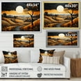 thumbnail image 4 of Designart "Farm Golden Harvest Painting V" Landscapes Wall Art Living Room, 4 of 5